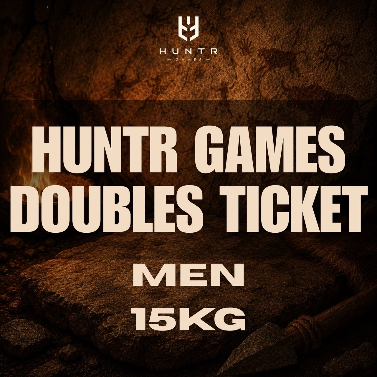 HUNTR GAMES DOUBLES TICKET - MEN 15kg
