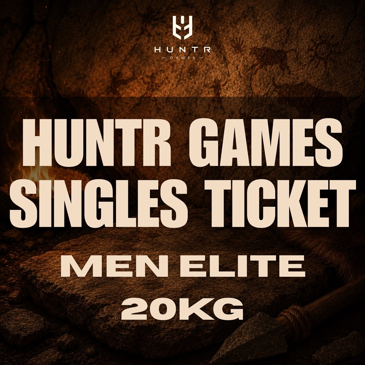 HUNTR GAMES SINGLES TICKET - MEN ELITE 20kg