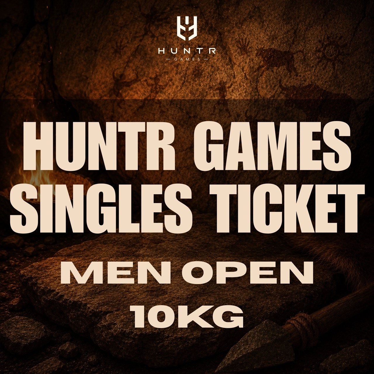 HUNTR GAMES SINGLES TICKET - MEN OPEN 10kg