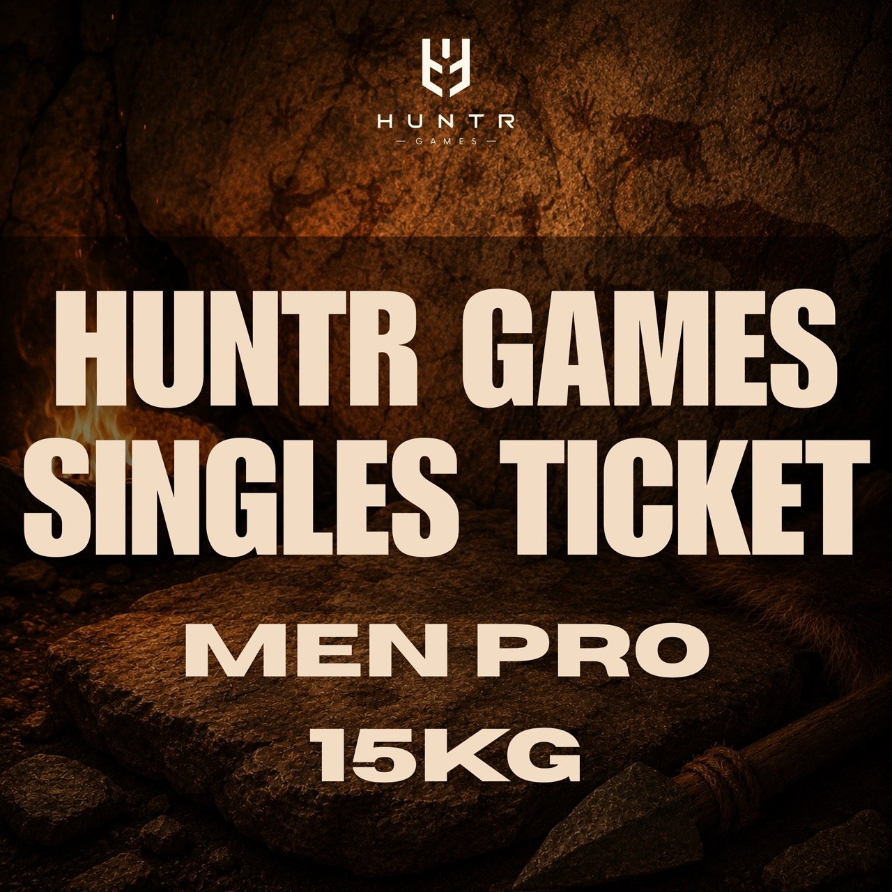 HUNTR GAMES SINGLES TICKET - MEN PRO 15kg